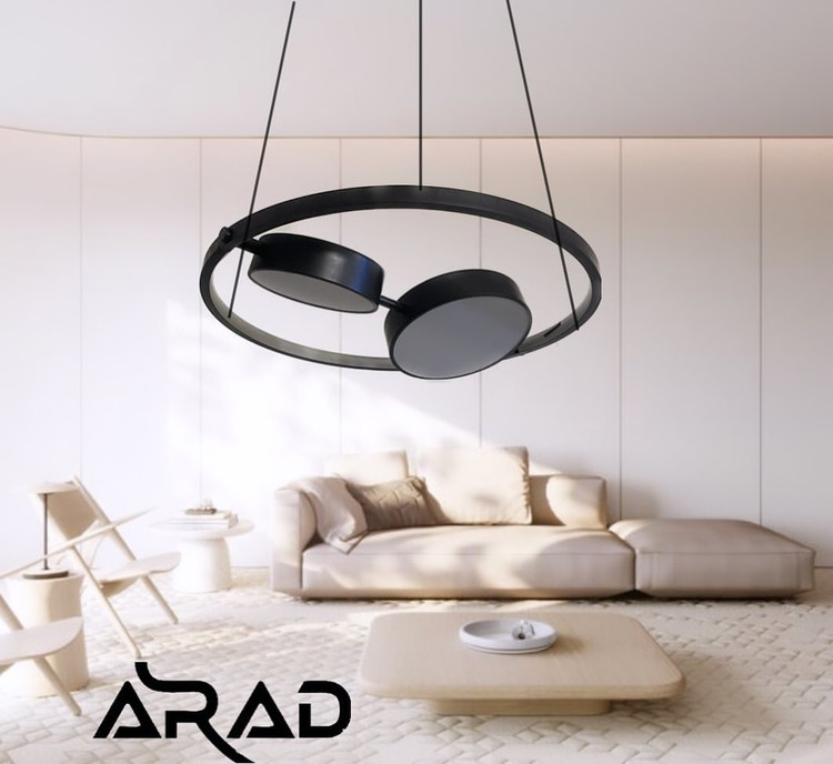 لوستر مدرن رینگ متحرک p800