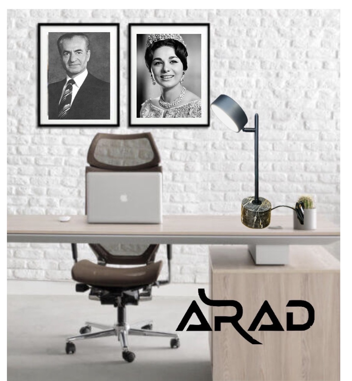 چراغ مطالعه پایه سنگ کد T307