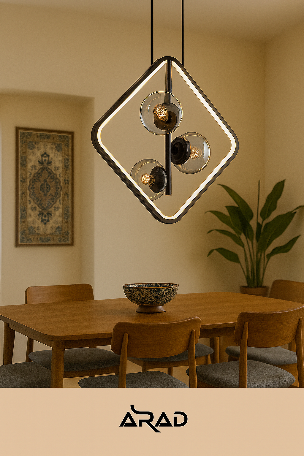 آویز مربع p801/3SL