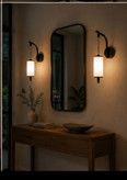 چراغ دیواری استوانه کد w4402