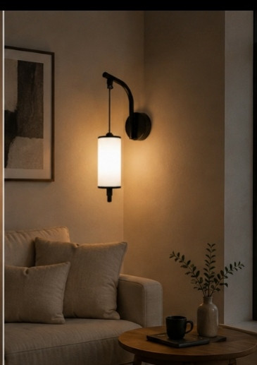 چراغ دیواری استوانه کد w4402