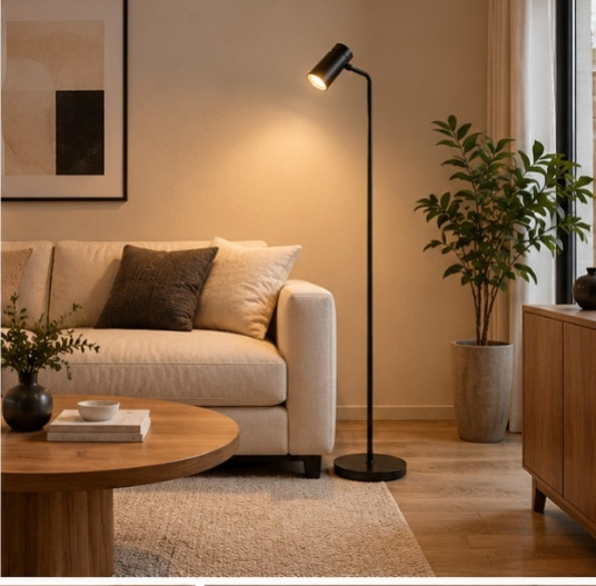 چراغ کنار سالنی استند کد S708چراغ ایستاده مدرن در۲ رنگ مشکی، و قرمز