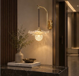 چراغ دیواری فانتزی طرح گل